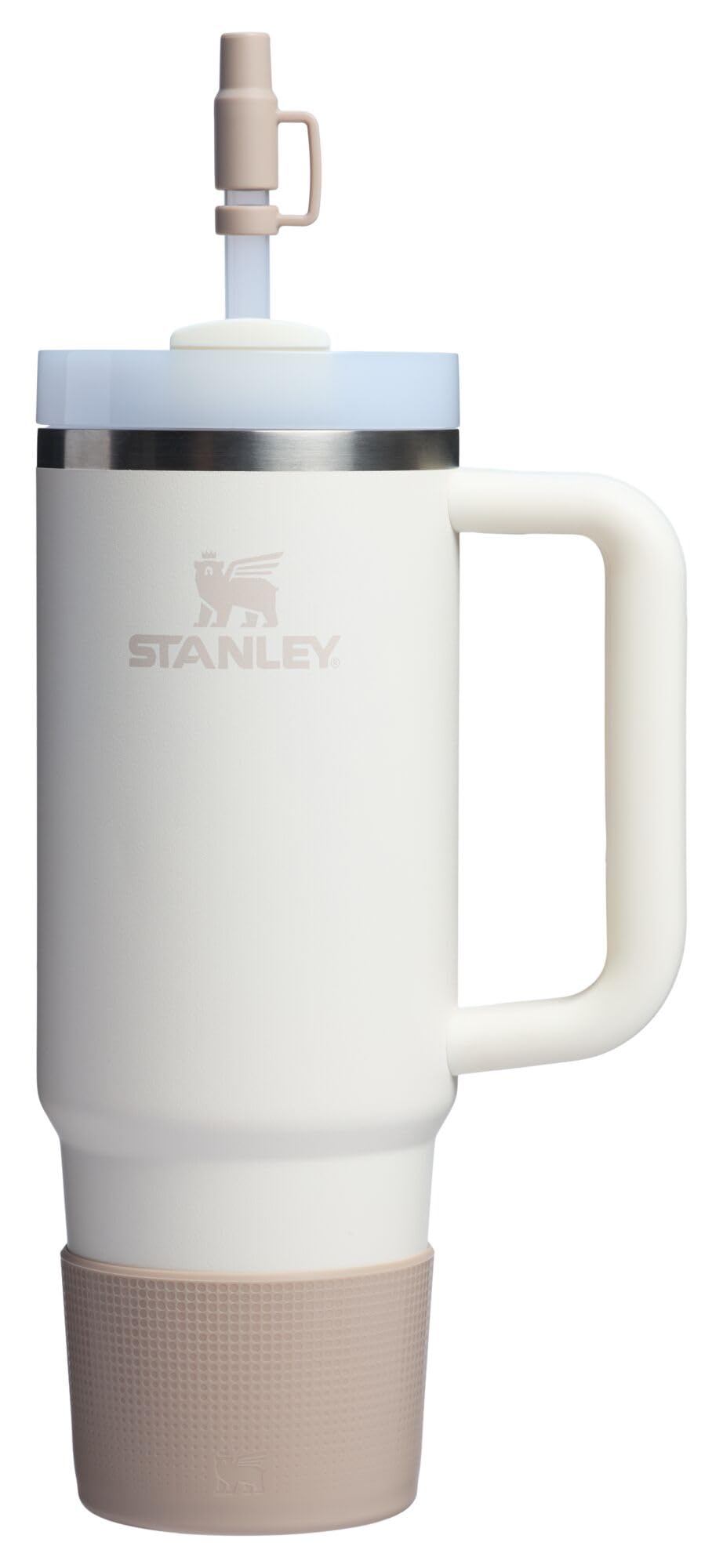 Stanley Quencher Boot And Straw Cover Cap | Anti-Slip Silicone Protector For 20 & 30 Oz Tumbler With Handle | Accessory Set For
