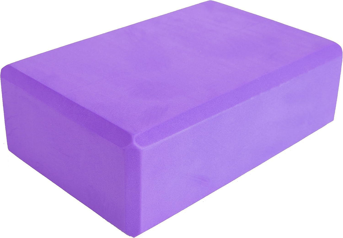 Viruchha High Density Eva Foam Yoga Block For Balance, Flexibility & Stretching, Non Slip Lightweight Yoga Bricks For Home Worko