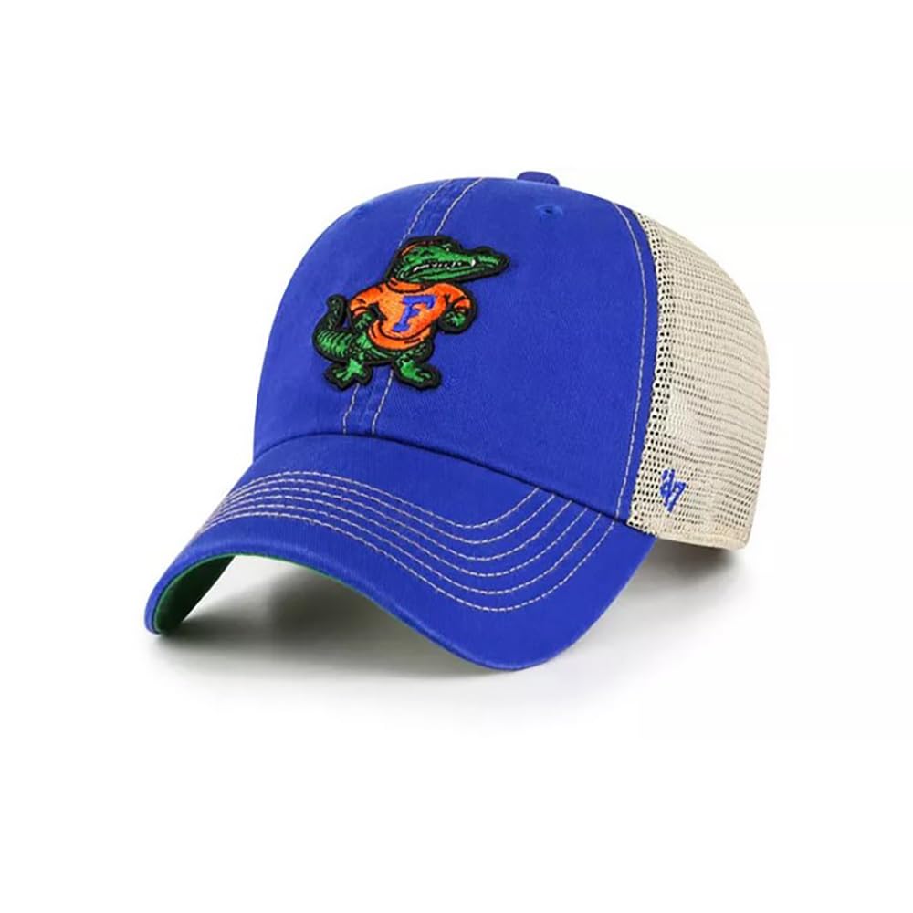 47 Ncaa Florida Gators Vintage Blue Trawler Clean Up Adjustable Hat
