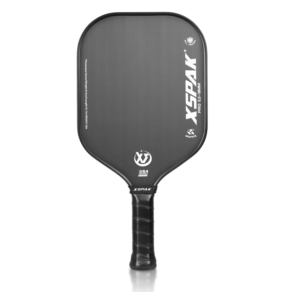 Xs Xspak Carbon Fiber Pickleball Paddle - Tournament Edition - World Champion Surface Technology Options Pickleball Racket - Usa