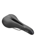 Terry Fly Ti Gel Saddle - Men Bike Seat - Flexible & Comfortable Bicycle Seat - Waterproof Leather - Black Gray,
