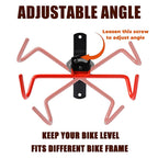 Phunaya Bike Hanger Wall Mount Bike Hook Horizontal Foldable Bicycle Holder Garage Bike Storage Bicycle Hoist Heavy Duty Screws