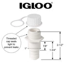 Igloo Replacement Threaded Drain Plug (2-Pack)
