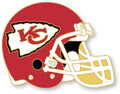 Nfl Kansas City Chiefs Helmet Pin