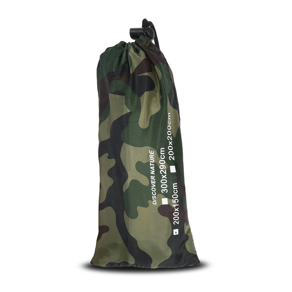 Tarp,Lightweight Outdoor Cam Hiking Tent Tarp, Waterproof Picnic Mat Shelter Tent Tarp Rain Fly, With Drawstring Carrying Bag Fo