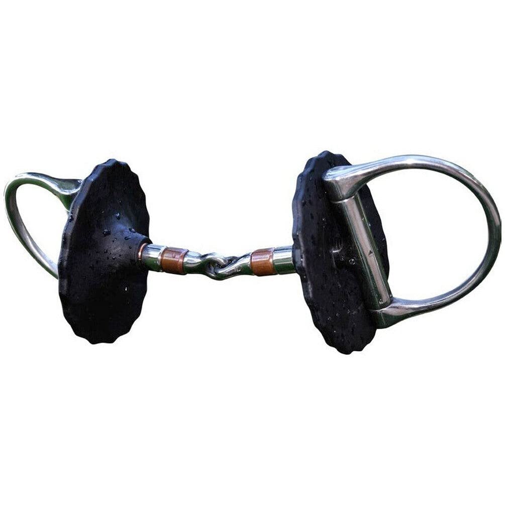 Acavallo Unisexs Black Bit Guards Pair, One Size