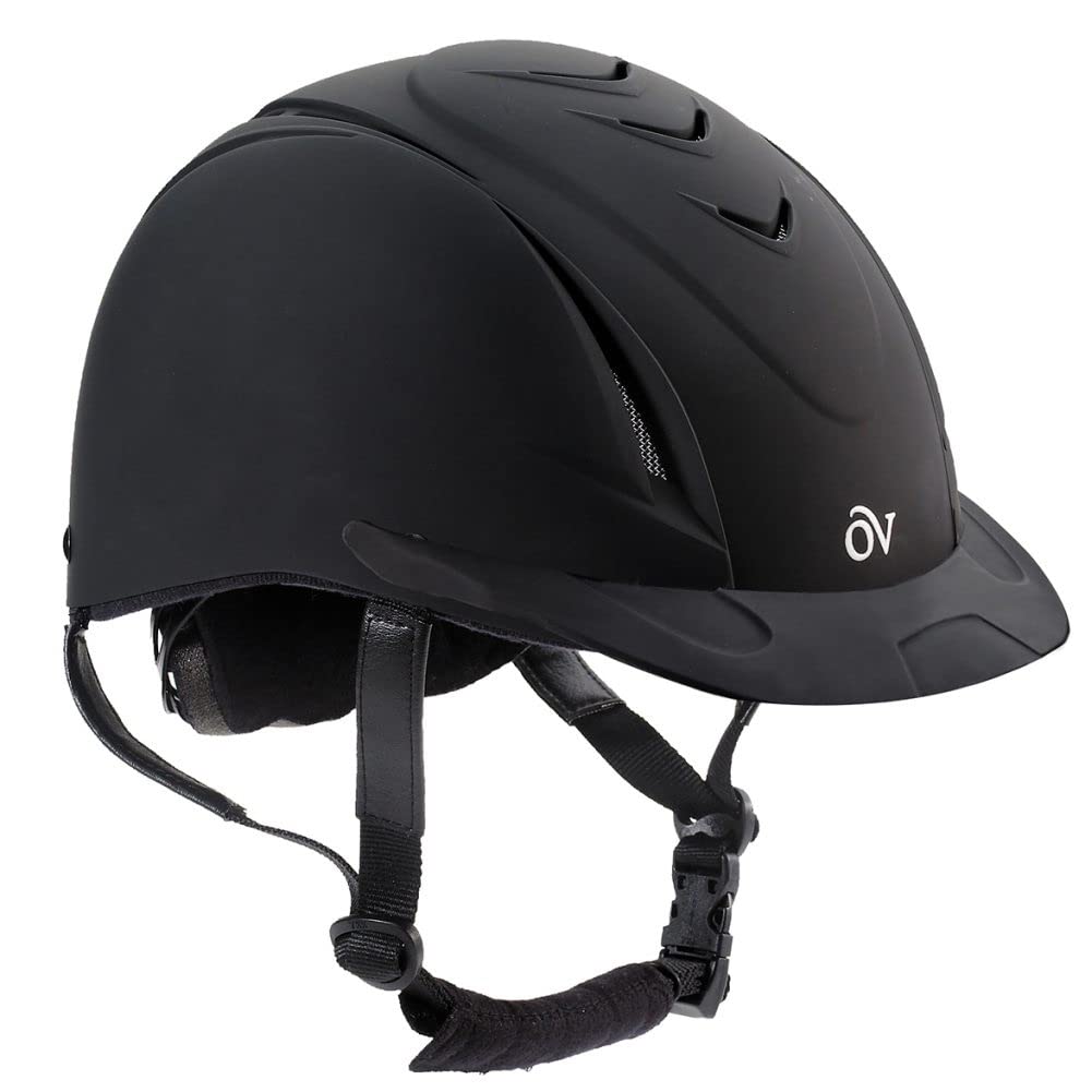 Ovation Deluxe Schooler Low Profile Horse Riding Helmet M/L And Deluxe Hair Net (Pack Of 2)