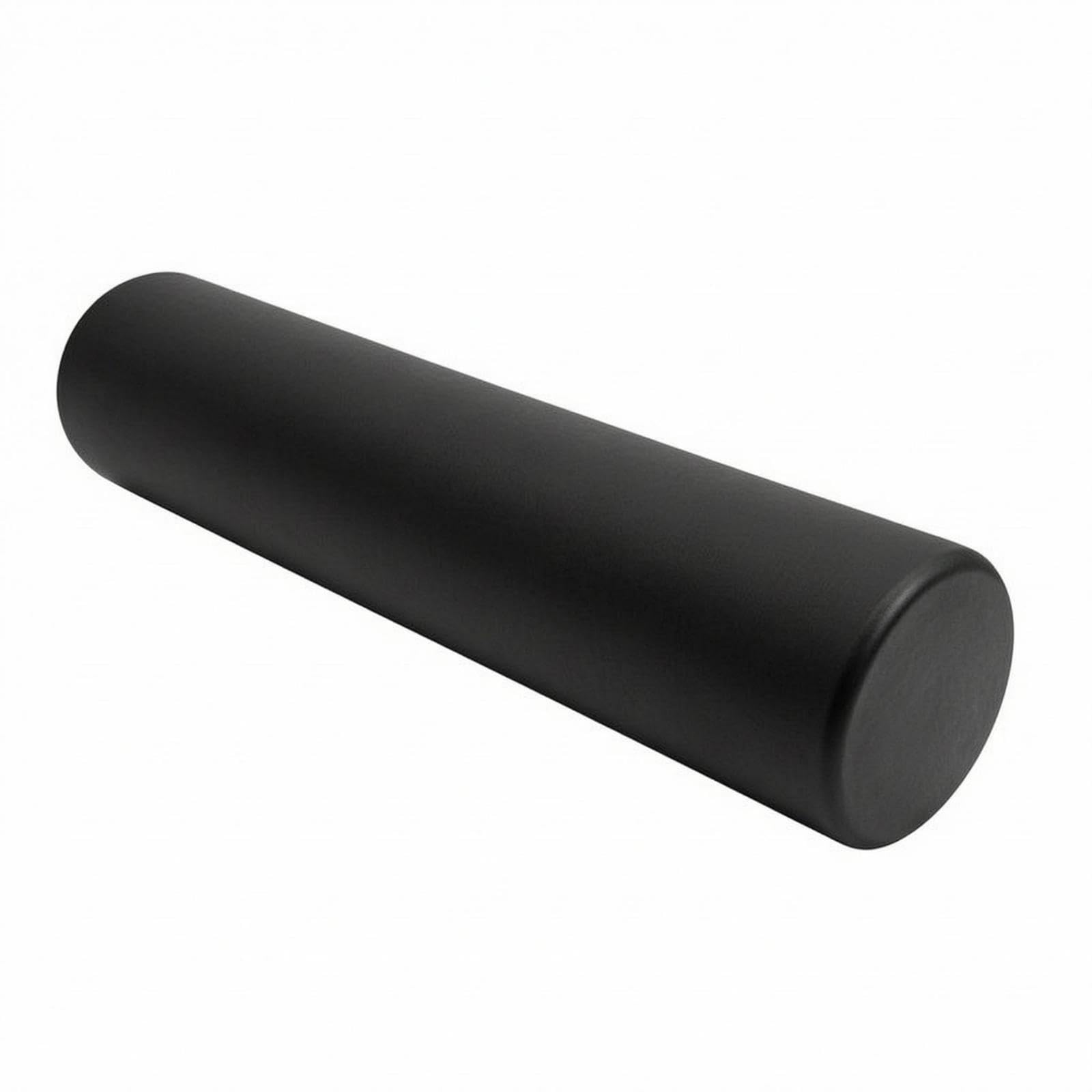 TRENDYNEST Black Soft Roller PebbleGrain High Density Soft Roller Solid Exercise Gear Gear for Exercise Black 15x60cm