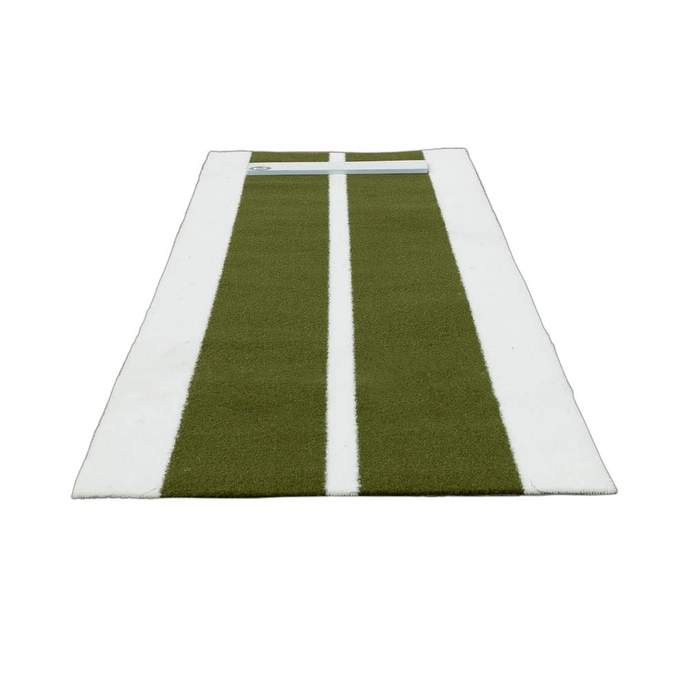 On Deck Sports 3' X 10' Indoor Non-Slip Jennie Finch Softball Pitching Lane Pro Mat With Rubber And Powerline