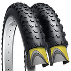 Fincci Pair 29 X 26 Inch 68-622 Etrto Folding Bike Tires With Nylon Protection, 60 Tpi For Mountain, Mtb, Downhill Xcenduro Trai