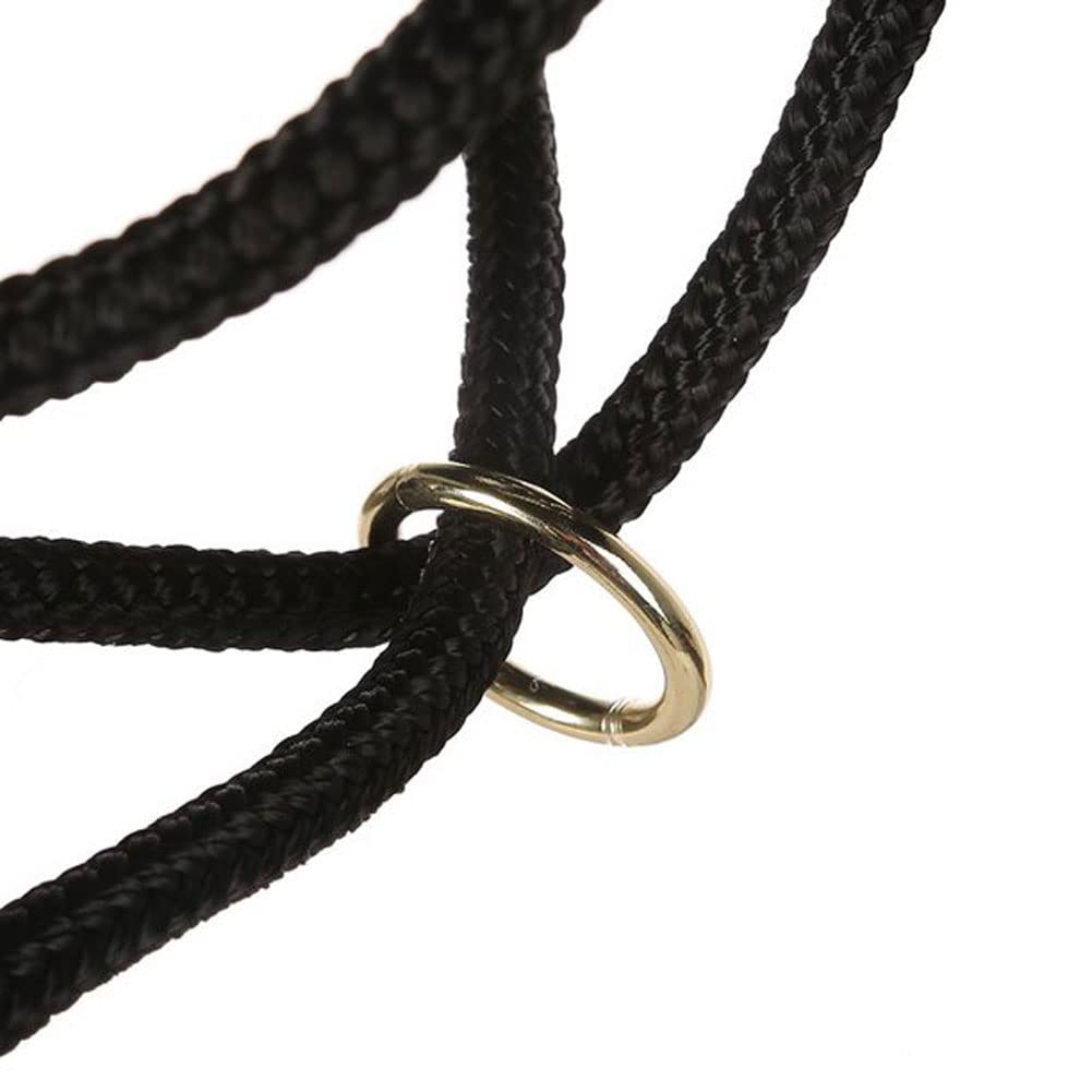 Mustang Be Good Control Poly Rope Halter Black