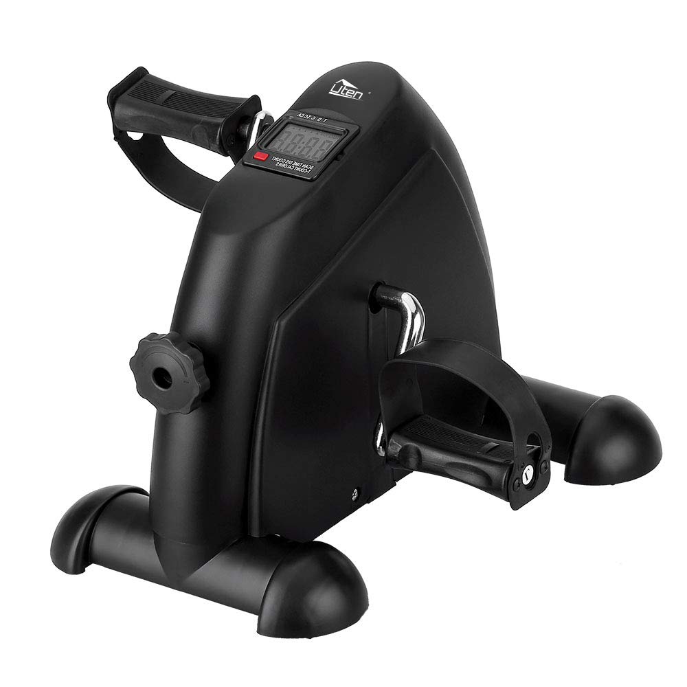 Zogin Mini Exercise Bike, Under Desk Pedal Exerciser Arm And Leg Exercise Cycle Bike With Lcd Screen Displays (Black)