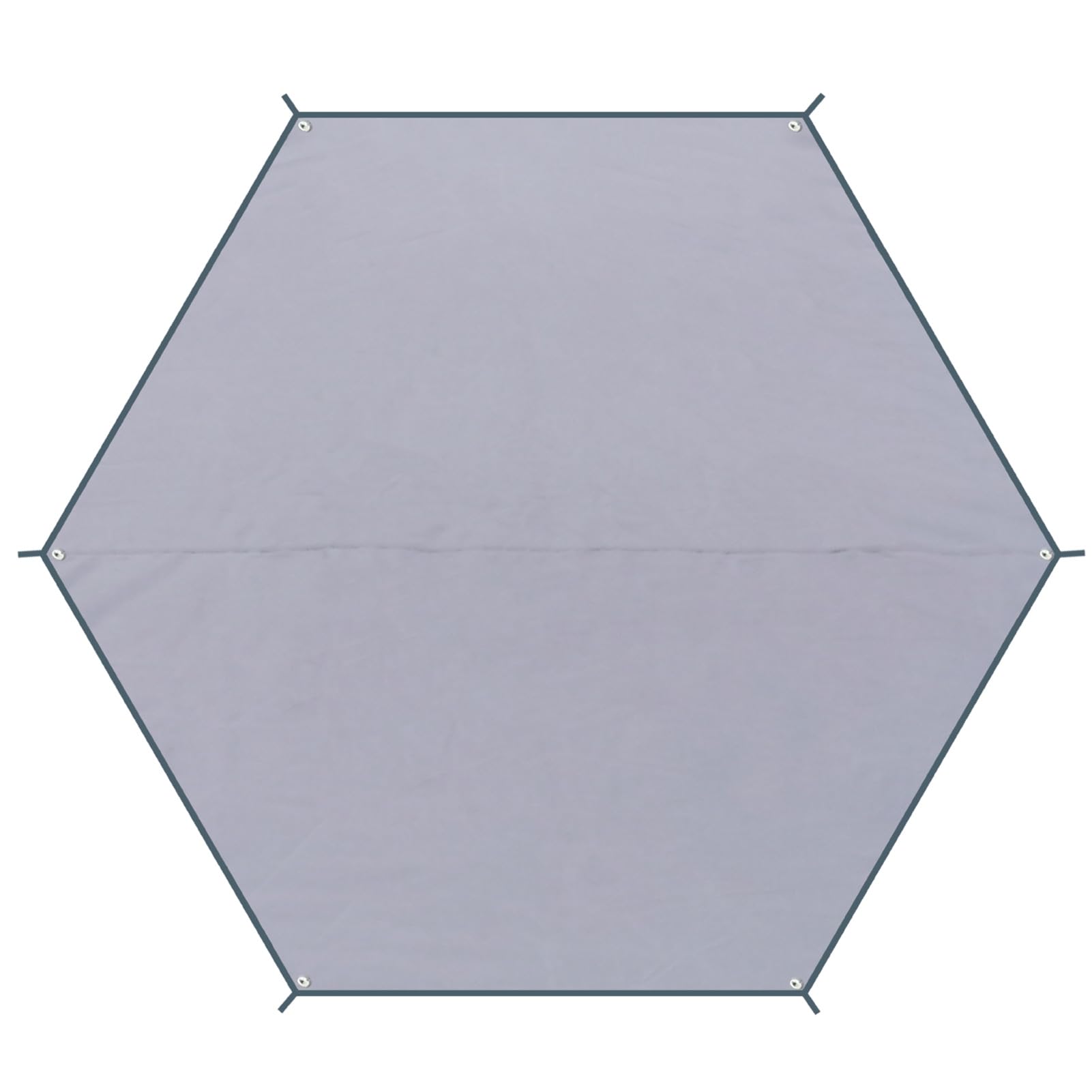 Azarxis Waterproof Tent Tarp, Hexagonal Hammock Rain Fly Picnic Mat, Camping Footprint Shelter Canopy Ground Cloth Sunshade Mat