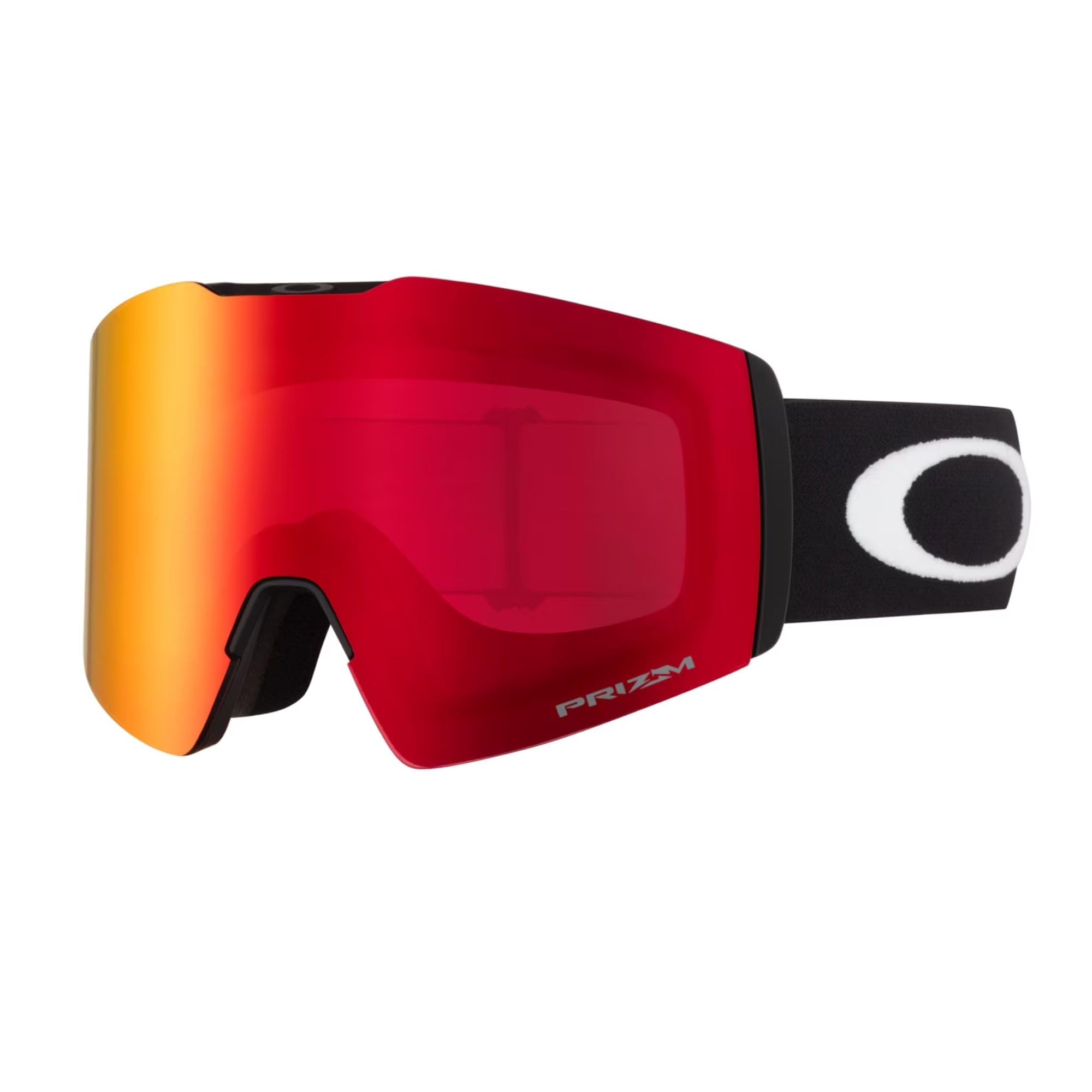 Oakley Fall Line L OO7099 Matte Black/Prizm Snow Torch Iridium Ski Goggles for Men for Women+ Bundle Accessory Leash Kit, Microf
