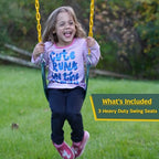 Eastern Jungle Gym Replacement Sling Swing Pack Of 3 With Coated Swing Chains
