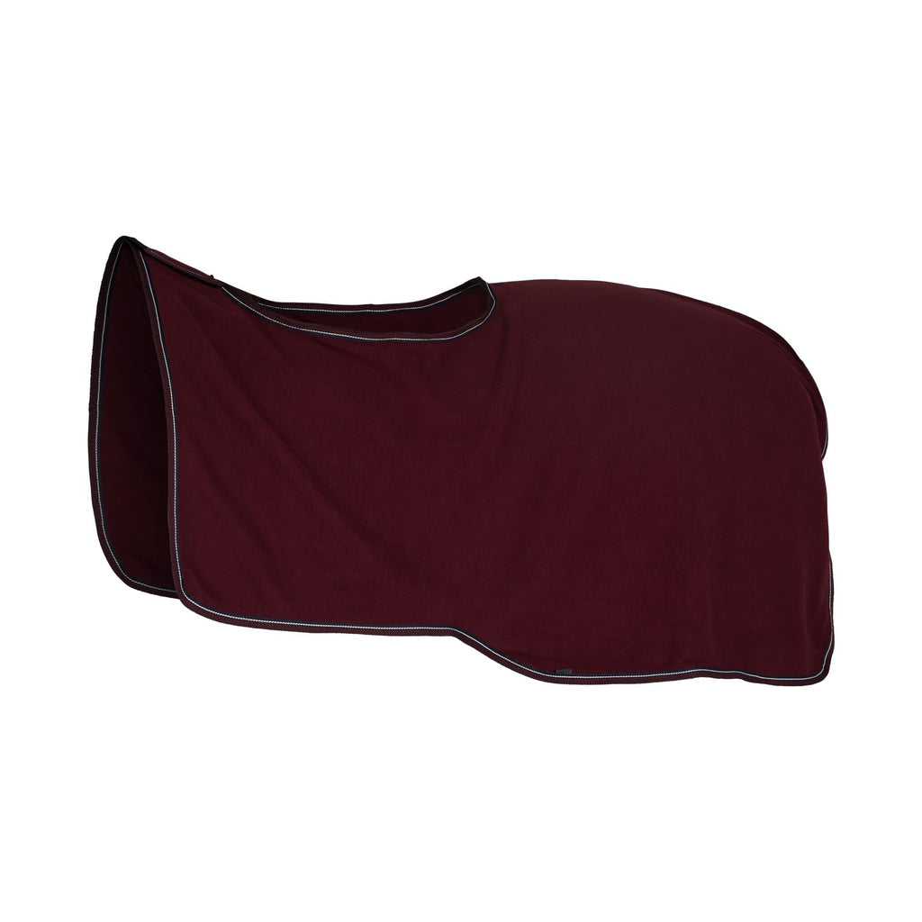 Horze Kiel Riding Blanket With Fleece - Dark Red - 81 In