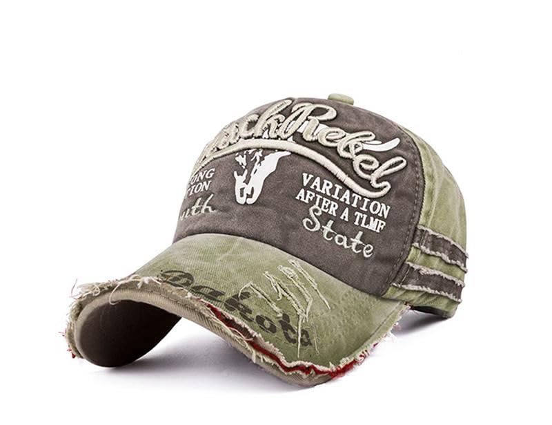 Alexvyan Light Green Cotton Men Sun Visor Cap Baseball Adjustable Sport Summer Cap For Golf Tennis Cricket Cycling Running Gym C