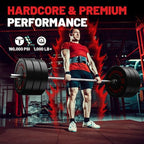 Papababe Olympic Bar 7-Foot Solid Chrome Barbell Weights Lifting Power Lifting (2-Inch)