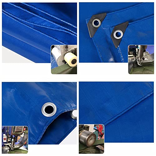 Httmt- (4.4X6 Feet) 14 Mil Heavy Duty Pvc-Coated Tarp Cover For Camping, Awning, Shades, Curtains Tent, Boat, Truck, Rv Or Pool