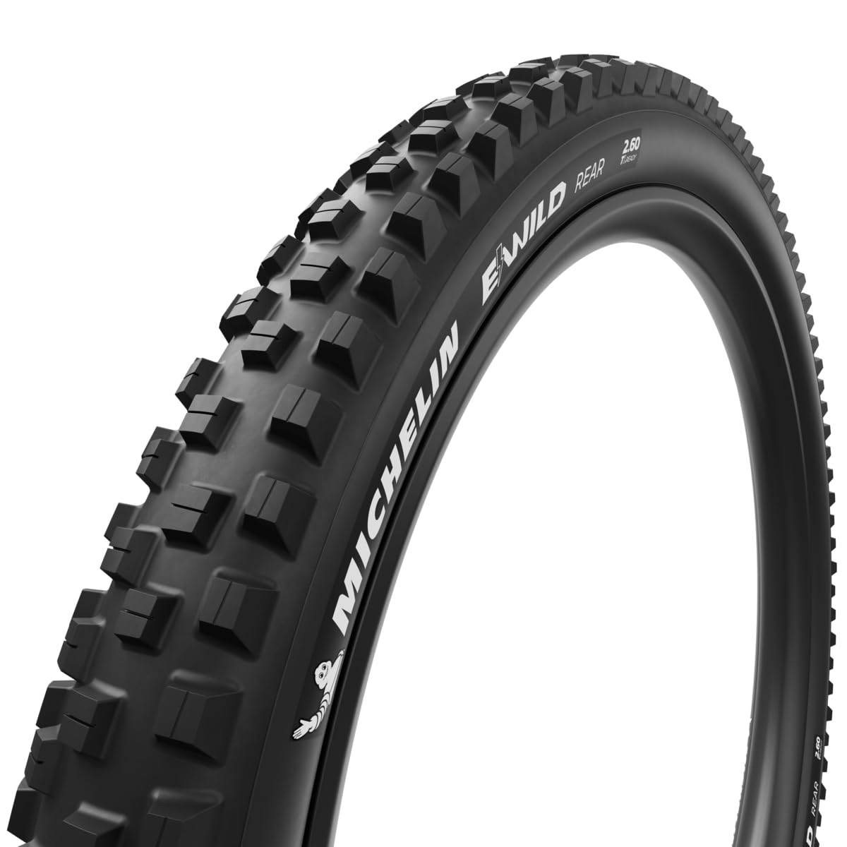 Michelin E-Wild Rear Mountain Bike Tire for Hard, Dry, Soft and Mixed Terrain, GUM-X3D Compound, 29 x 2.60 inch