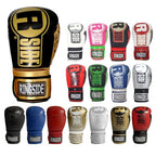 Ringside Apex Flash Boxing Training Sparring Gloves , Bk/Gd, 14 Oz