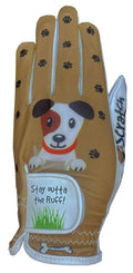 Giggle Golf Women'S Golf Glove (X-Large, Worn On Right Hand, Dog)