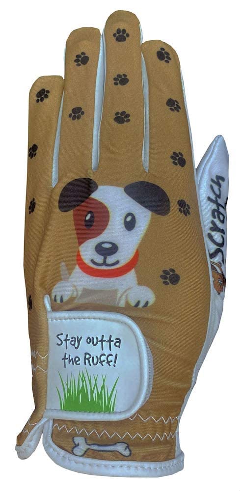 Giggle Golf Women'S Golf Glove (X-Large, Worn On Right Hand, Dog)