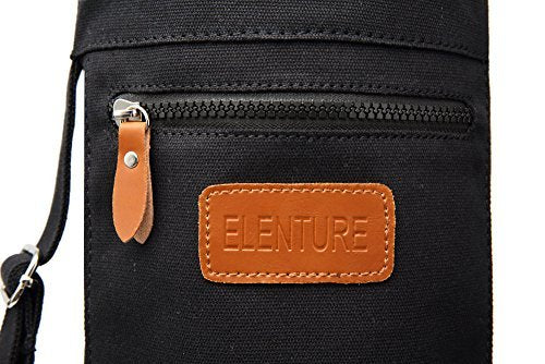 Elenture Yoga Mat Bag For Men & Women, Travel Yoga Gym Bag For 1/4'' 1/3'' Thick Exercise Yoga Mat, Full-Zip Yoga Mat Carrier Ba
