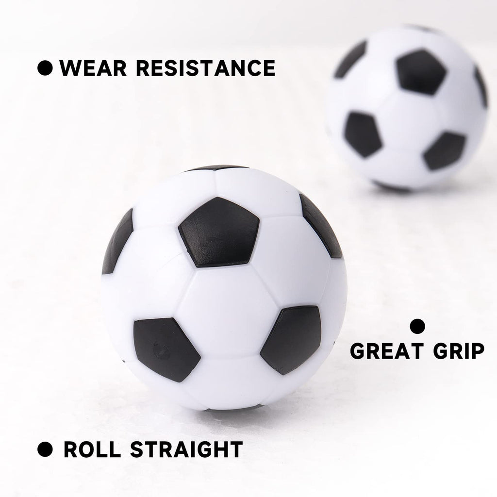 Gse Foosball Table Replacement Balls, 36Mm Tabletop Soccer Football Balls For Foosball Table Accessories (White-12 Pack)