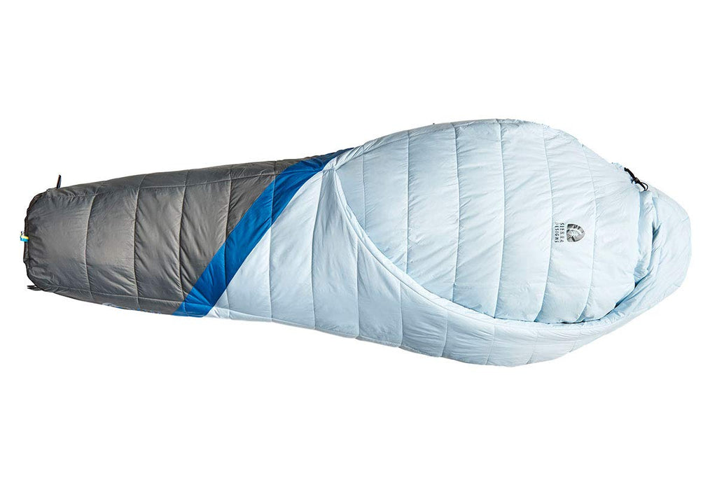 Sierra Designs Womens Night Cap 20 Degree Sleeping Bag - Recycled Synthetic, Zipperless, Mummy Style Camping & Backpacking Sleep