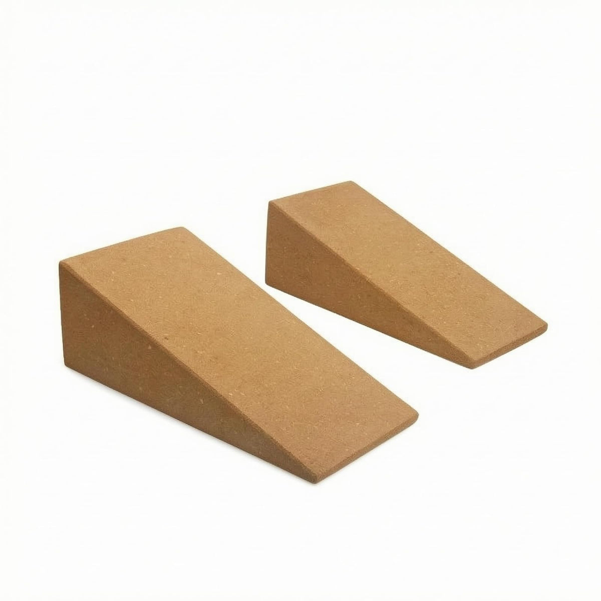 Merishopp Slanted Cork Slope Block Flat Top Slope Incline Block EcoFriendly Slant Board LongLasting for Stretching, Squats, We