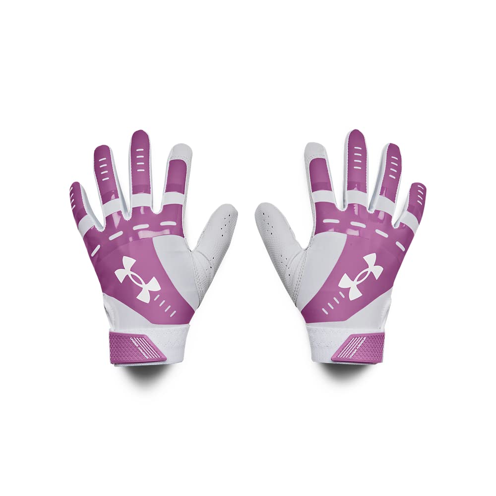 Under Armour Womens Radar Softball Gloves , (101) White / Jellyfish / White , X-Large