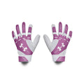 Under Armour Womens Radar Softball Gloves , (101) White / Jellyfish / White , X-Large