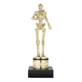 Halloween Best Costume Skeleton Trophy for Halloween Skull Party Favor Prizes, Gold Bones Game Awards, Costume Contest Event Tro