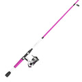 Zebco Roam Spinning Reel And Fishing Rod Combo, 6-Foot 2-Piece Fiberglass Fishing Pole, Split Comfortgrip Handle, Soft-Touch Han