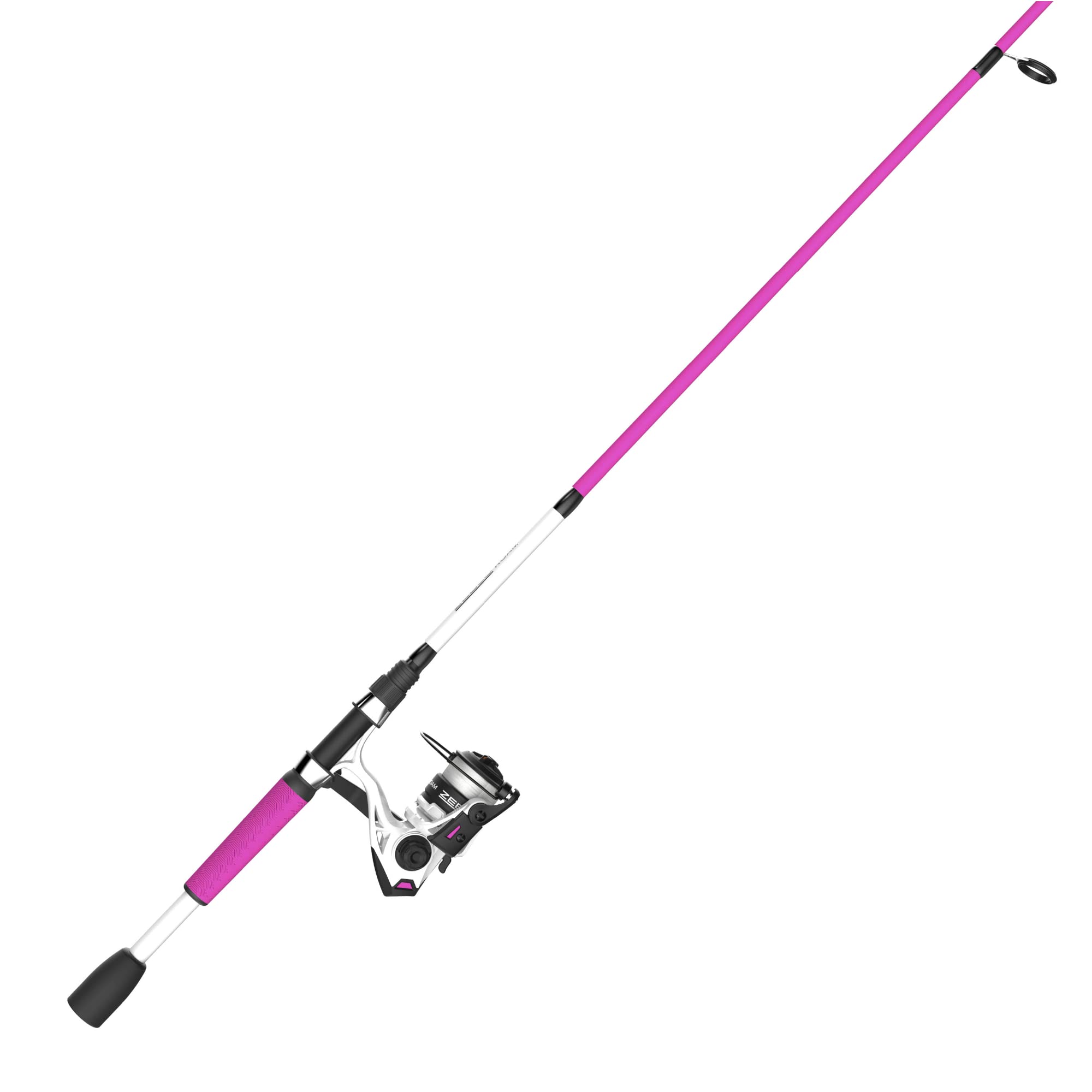 Zebco Roam Spinning Reel And Fishing Rod Combo, 6-Foot 2-Piece Fiberglass Fishing Pole, Split Comfortgrip Handle, Soft-Touch Han