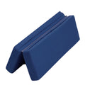 ECOMISTIQ Recycled Cotton Fitness Shoulderstand Cushion Inner Folded Angled Pillow Padded Zippered Support Cushion, Blue