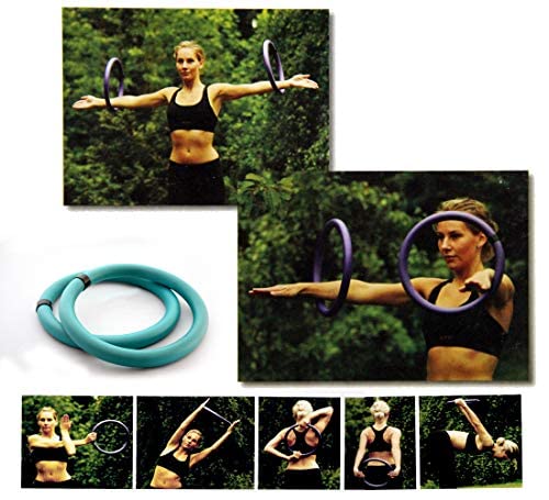 Weighted Sports Hoop: Armhoop 400 - Box 400 Gram. 2 Hoops, Workouts And Exercises, Multi-Color