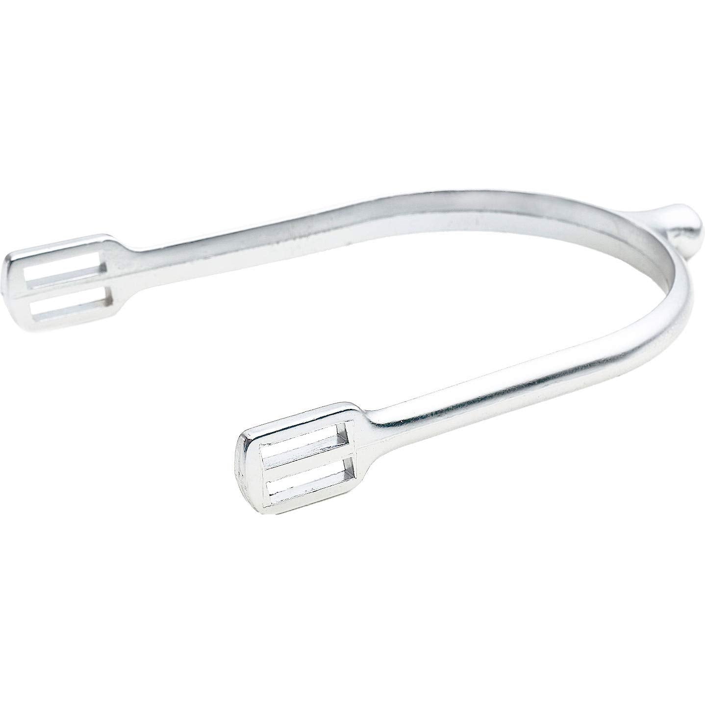 Horze Knob Spurs For English Horseback Riding  Stainless Steel, Size For Women And Men - Silver - W 3/4