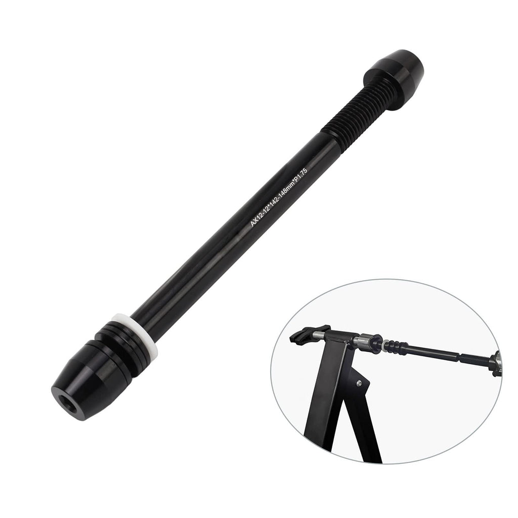 Focket Trainer Thru Axle, Aluminium Alloy Thru Axle Adapter Rear Wheel Skewer For Indoor, Bike Trainer For Road Mountain Bike, L