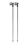 LEKI Detect S Lightweight Aluminum Ski Poles for Alpine Skiing - Dark Anthracite-Black - 110 cm