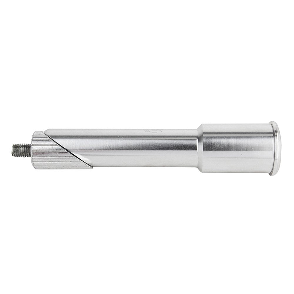 Origin8 1'' Threaded To 1-1/8'' Threadless Quill Stem Adapter - Silver
