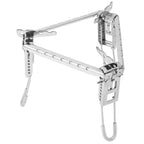 Fastuu Camping Pot Stand, Foldable Stainless Steel Stove Pot Rack, Portable Outdoor Fuel Grill Tripod For Camping Wood Stove, Si