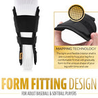 Franklin Sports Baseball + Softball Leg Guard - Prt Series Youth Shin + Foot Shield For Batting - Protective Leg + Ankle Guard W