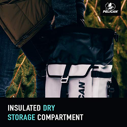 Pelican Dayventure Backpack Soft Cooler (Light Grey) , 18.4 Liters
