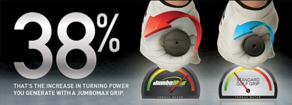 Jumbomax Golf Grips Wrap Series Oversized Golf Club Grips, Shock Absorbing, Soft And Comfortable, Large, Black Wrap