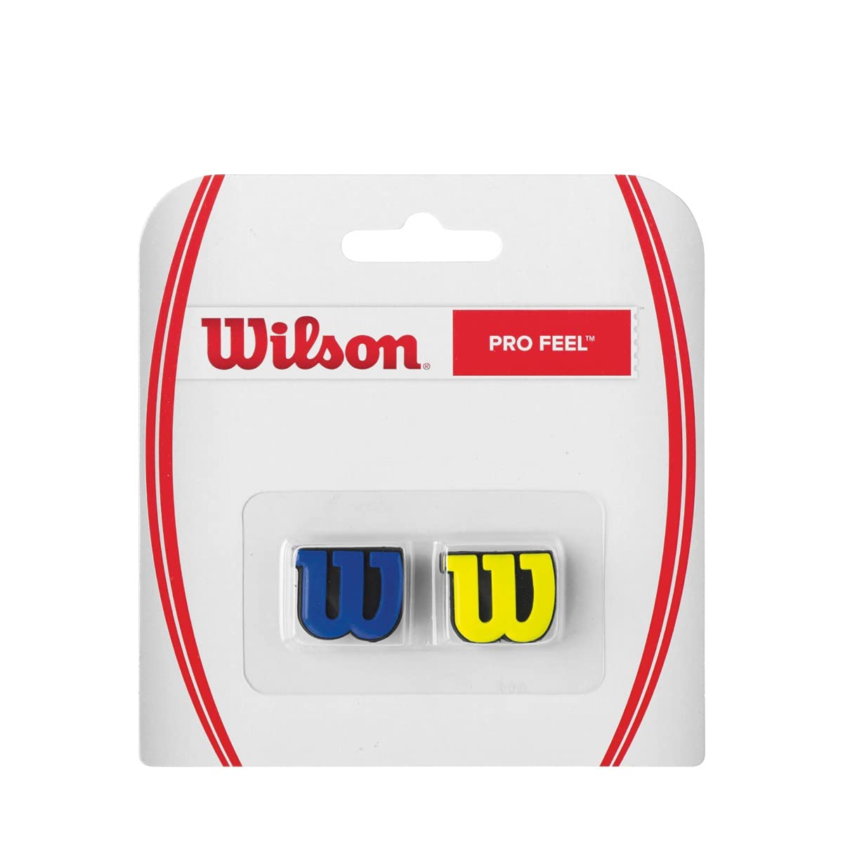 WILSON Profeel Tennis Vibration Dampener, Blue/Yellow