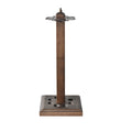 CROWN ME Pool Stick Holder Billiard Cue Rack Holds 8 Sticks Floor Stand metal billiard cue rack, pool cue holder-Finish Bronze