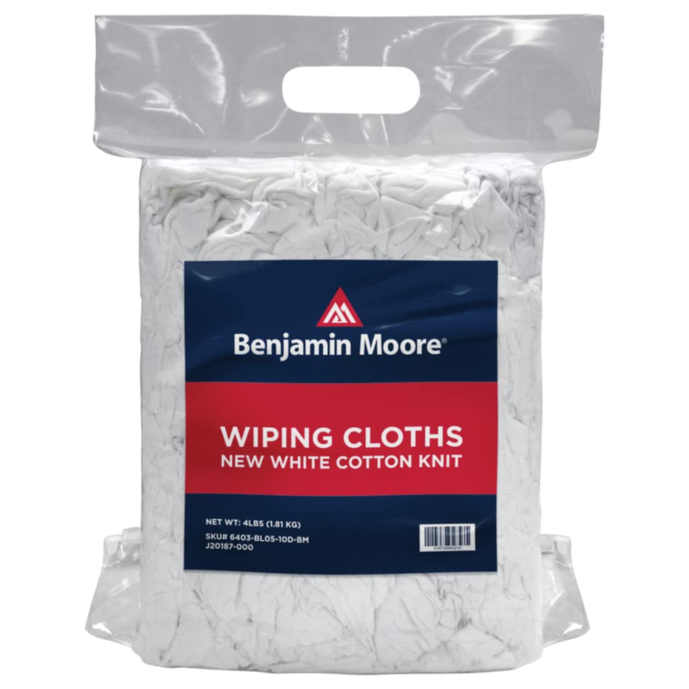 1005317 Wiping Cloth Cotton Wht Benjamin Moore Cotton Wiping Cloth 4 Lb (Pack Of 10)