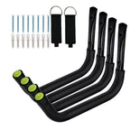 Aweilan Kayak Rack Wall Mount, Canoe Hanger Hooks, Heavy Duty Garage Hooks, For Hanging Outdoor Beach Folding Chair Bicycle Surf